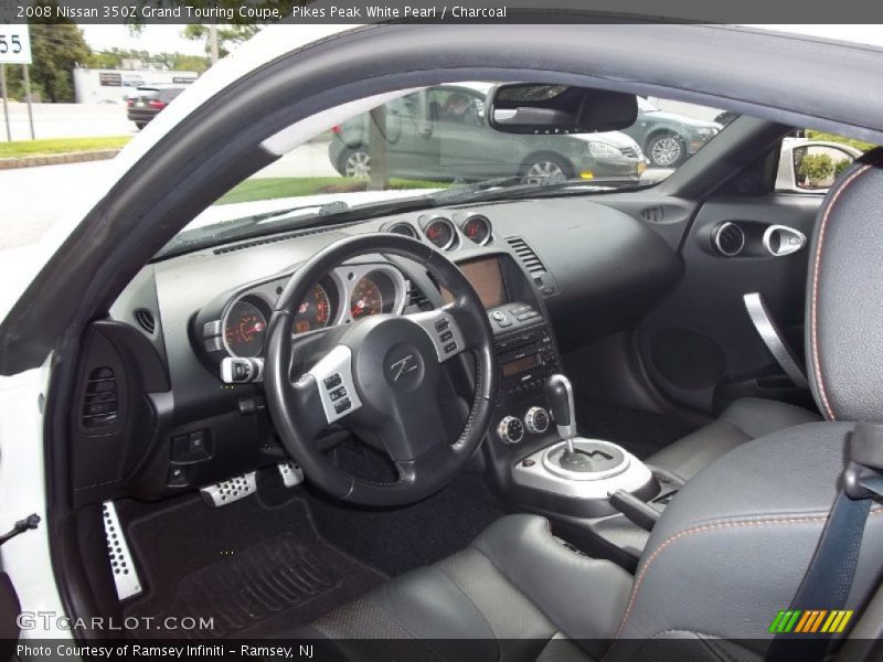 Pikes Peak White Pearl / Charcoal 2008 Nissan 350Z Grand Touring Coupe