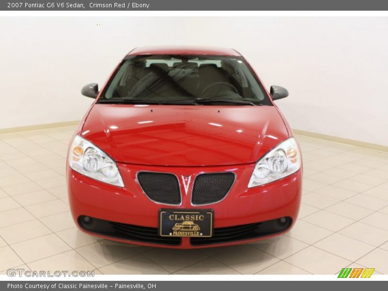 Crimson Red / Ebony 2007 Pontiac G6 V6 Sedan