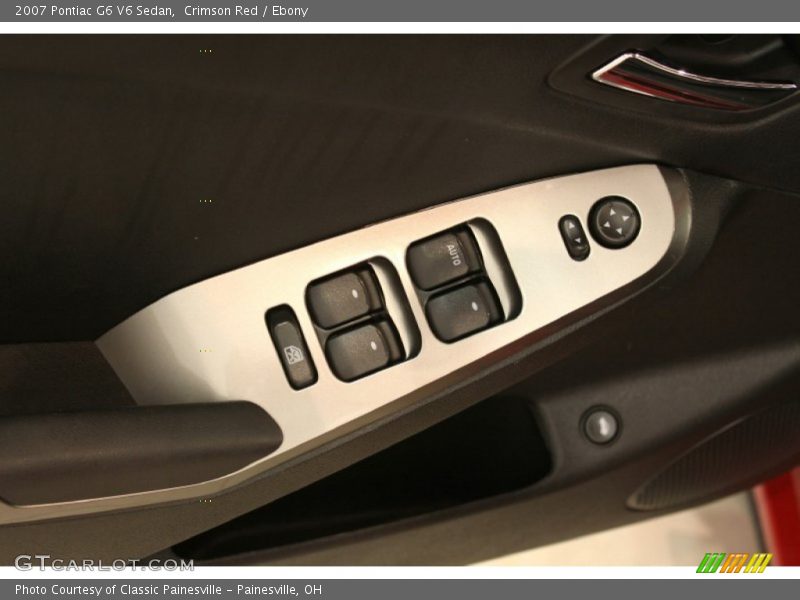 Crimson Red / Ebony 2007 Pontiac G6 V6 Sedan