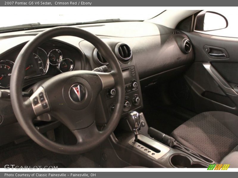 Crimson Red / Ebony 2007 Pontiac G6 V6 Sedan