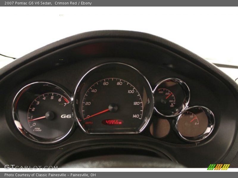 Crimson Red / Ebony 2007 Pontiac G6 V6 Sedan