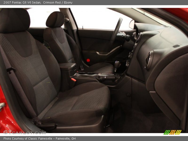 Crimson Red / Ebony 2007 Pontiac G6 V6 Sedan