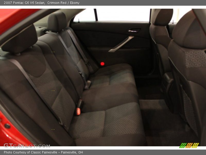 Crimson Red / Ebony 2007 Pontiac G6 V6 Sedan