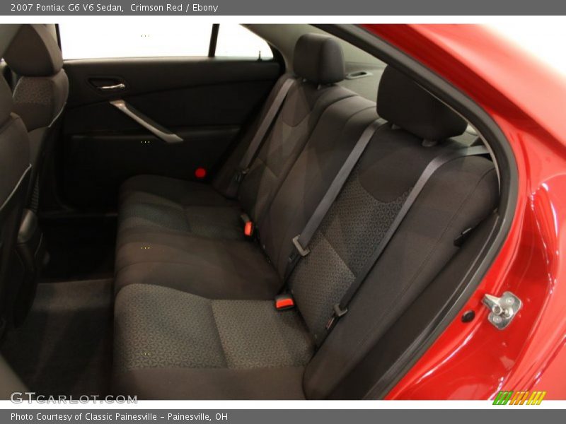 Crimson Red / Ebony 2007 Pontiac G6 V6 Sedan
