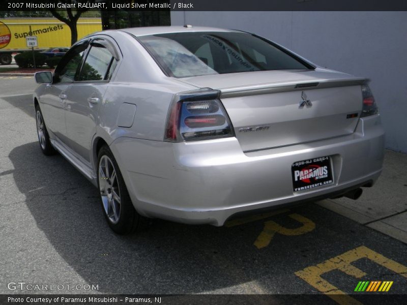 Liquid Silver Metallic / Black 2007 Mitsubishi Galant RALLIART