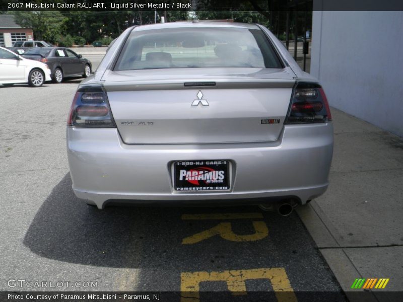 Liquid Silver Metallic / Black 2007 Mitsubishi Galant RALLIART
