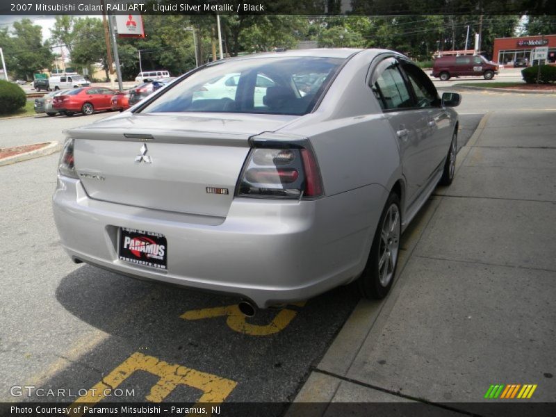 Liquid Silver Metallic / Black 2007 Mitsubishi Galant RALLIART