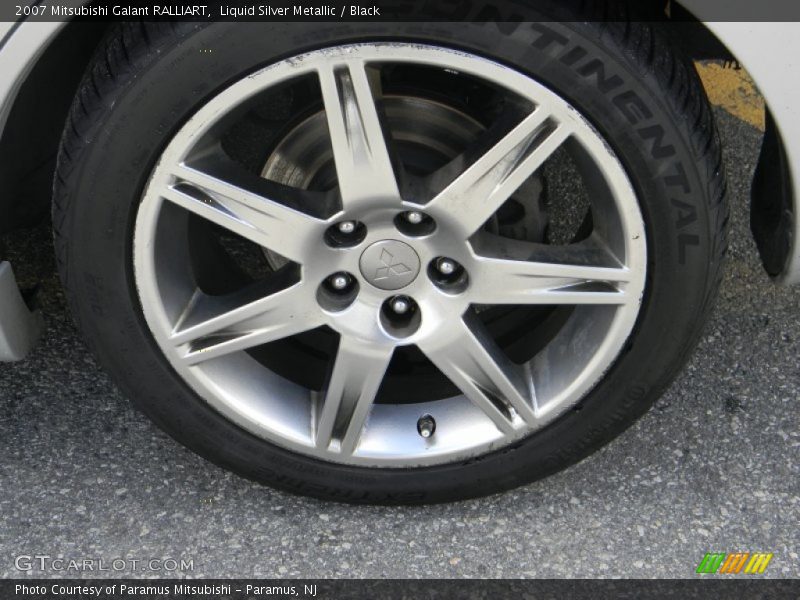 Liquid Silver Metallic / Black 2007 Mitsubishi Galant RALLIART
