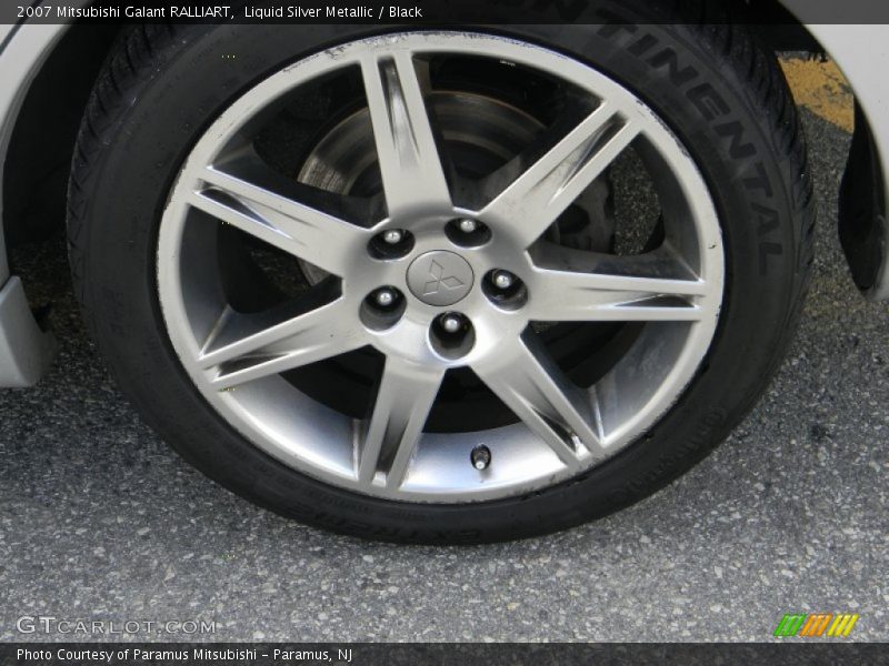 Liquid Silver Metallic / Black 2007 Mitsubishi Galant RALLIART