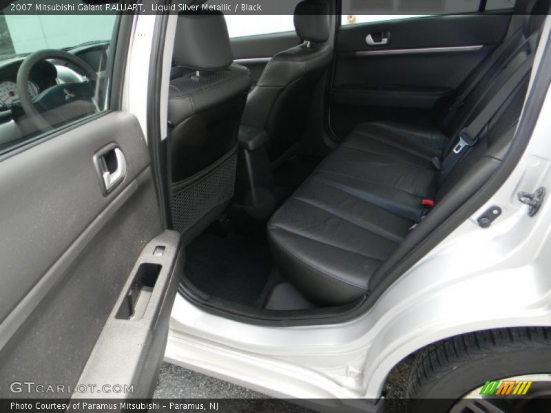 Liquid Silver Metallic / Black 2007 Mitsubishi Galant RALLIART