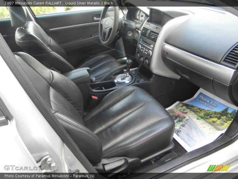 Liquid Silver Metallic / Black 2007 Mitsubishi Galant RALLIART