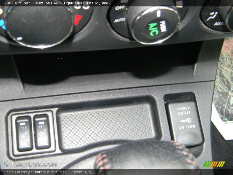Liquid Silver Metallic / Black 2007 Mitsubishi Galant RALLIART