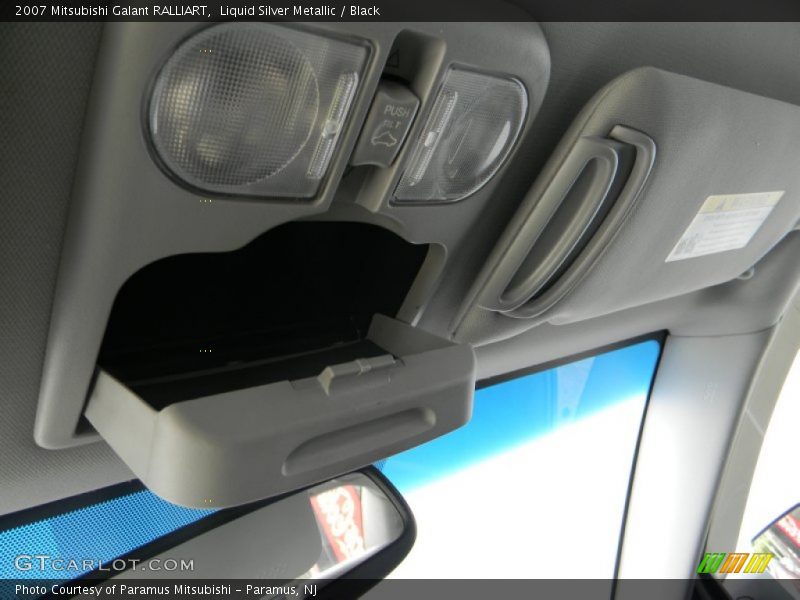 Liquid Silver Metallic / Black 2007 Mitsubishi Galant RALLIART