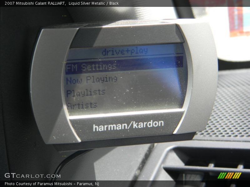 Liquid Silver Metallic / Black 2007 Mitsubishi Galant RALLIART
