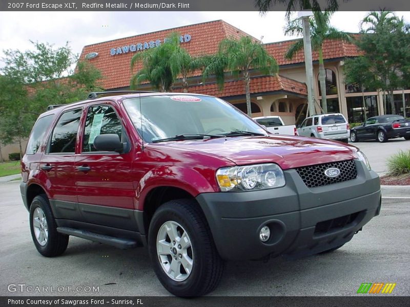 Redfire Metallic / Medium/Dark Flint 2007 Ford Escape XLT