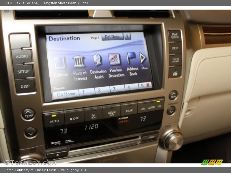 Tungsten Silver Pearl / Ecru 2010 Lexus GX 460