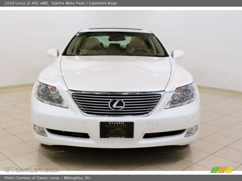 Starfire White Pearl / Cashmere Beige 2009 Lexus LS 460 AWD