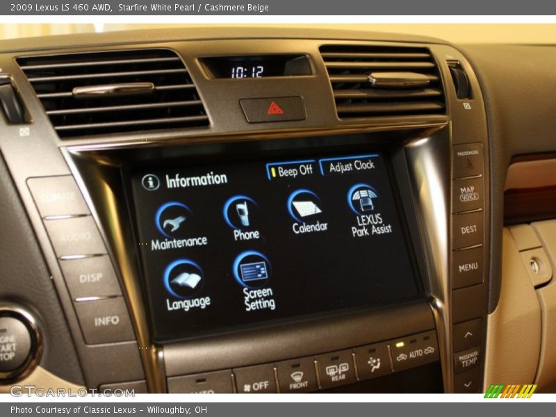 Starfire White Pearl / Cashmere Beige 2009 Lexus LS 460 AWD