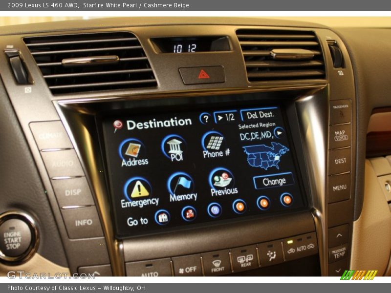 Starfire White Pearl / Cashmere Beige 2009 Lexus LS 460 AWD