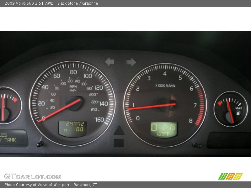 Black Stone / Graphite 2009 Volvo S60 2.5T AWD