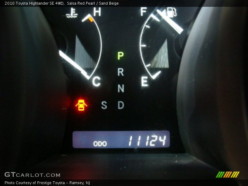 Salsa Red Pearl / Sand Beige 2010 Toyota Highlander SE 4WD