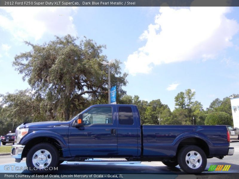  2012 F250 Super Duty XLT SuperCab Dark Blue Pearl Metallic