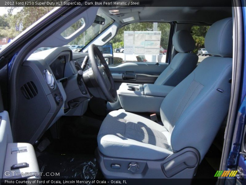  2012 F250 Super Duty XLT SuperCab Steel Interior
