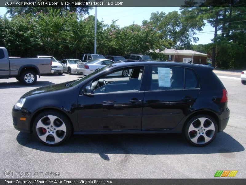 Black Magic / Interlagos Plaid Cloth 2007 Volkswagen GTI 4 Door