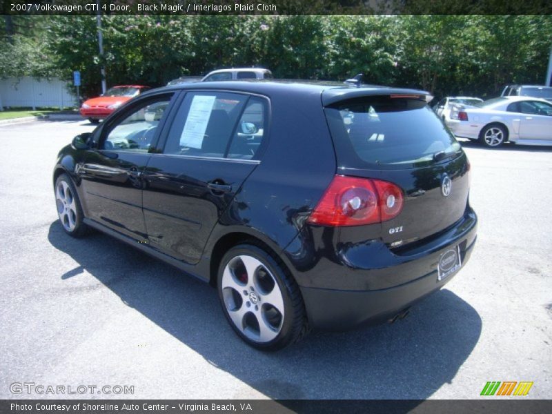 Black Magic / Interlagos Plaid Cloth 2007 Volkswagen GTI 4 Door