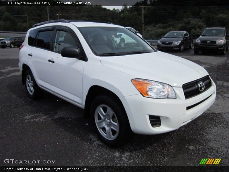 Super White / Ash Gray 2010 Toyota RAV4 I4 4WD