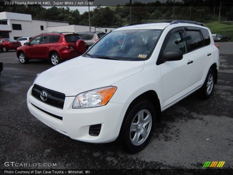 Super White / Ash Gray 2010 Toyota RAV4 I4 4WD