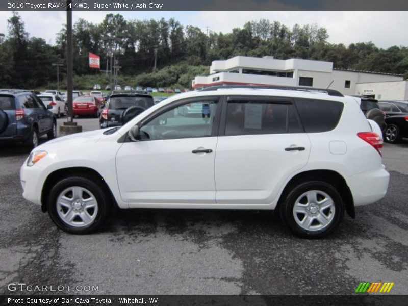 Super White / Ash Gray 2010 Toyota RAV4 I4 4WD