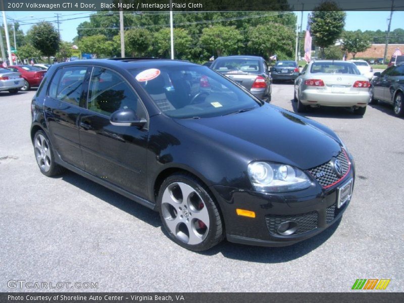 Black Magic / Interlagos Plaid Cloth 2007 Volkswagen GTI 4 Door