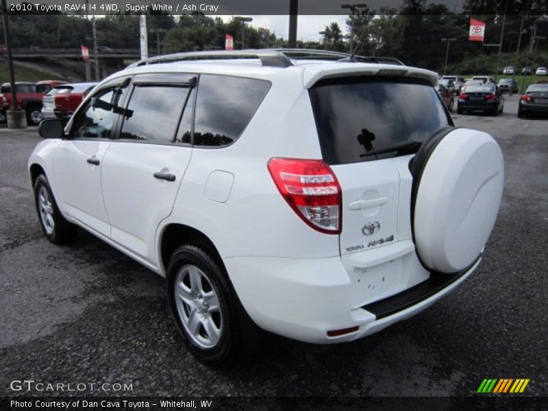 Super White / Ash Gray 2010 Toyota RAV4 I4 4WD