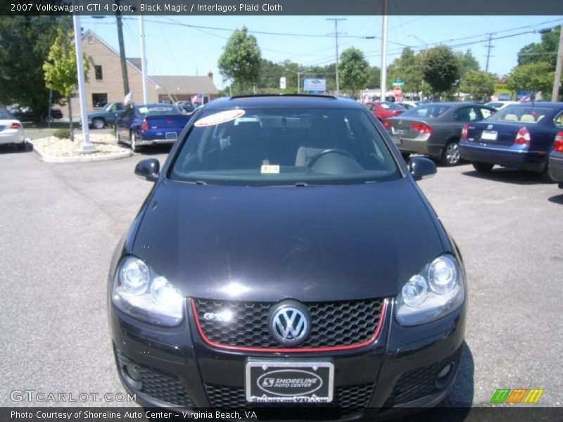 Black Magic / Interlagos Plaid Cloth 2007 Volkswagen GTI 4 Door