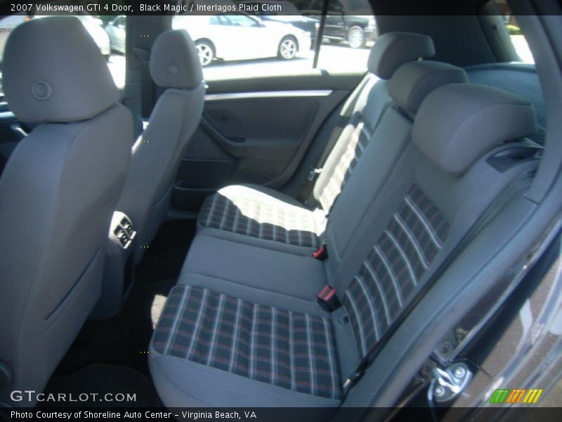Black Magic / Interlagos Plaid Cloth 2007 Volkswagen GTI 4 Door
