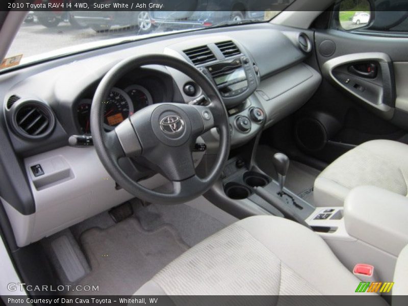 Super White / Ash Gray 2010 Toyota RAV4 I4 4WD