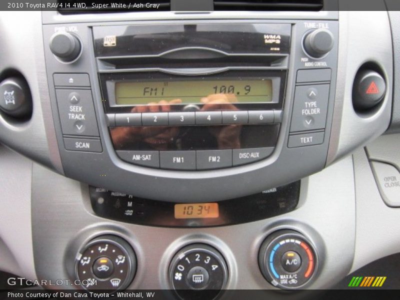 Super White / Ash Gray 2010 Toyota RAV4 I4 4WD