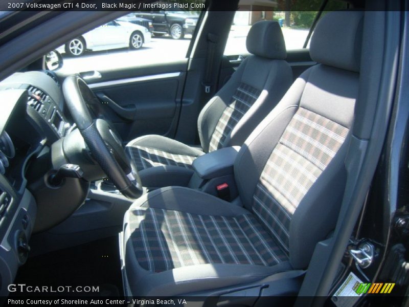 Black Magic / Interlagos Plaid Cloth 2007 Volkswagen GTI 4 Door