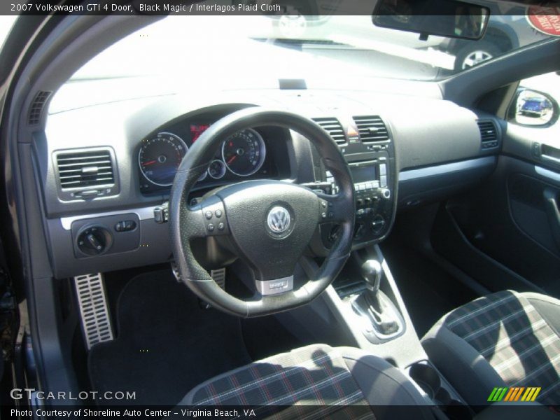 Black Magic / Interlagos Plaid Cloth 2007 Volkswagen GTI 4 Door