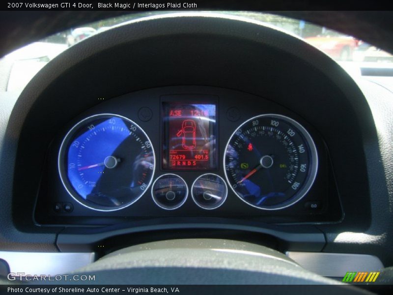 Black Magic / Interlagos Plaid Cloth 2007 Volkswagen GTI 4 Door