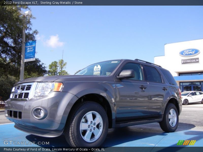 Sterling Gray Metallic / Stone 2012 Ford Escape XLT