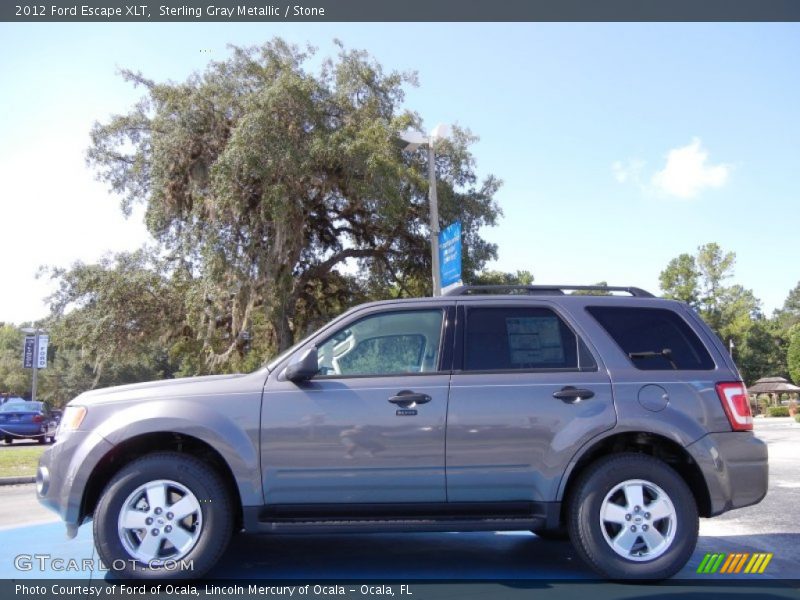 Sterling Gray Metallic / Stone 2012 Ford Escape XLT