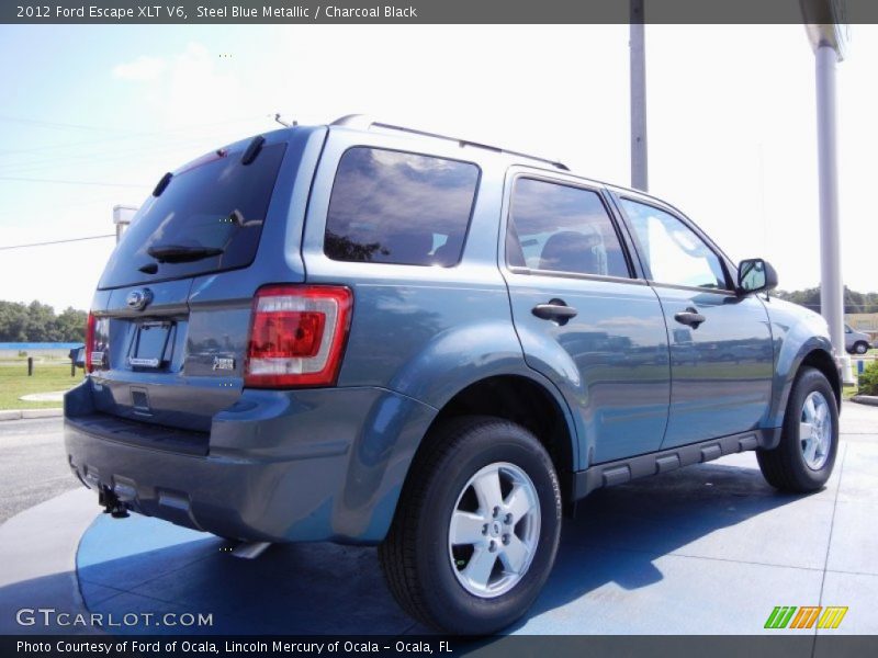 Steel Blue Metallic / Charcoal Black 2012 Ford Escape XLT V6