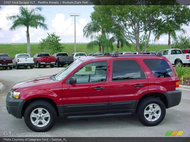 Redfire Metallic / Medium/Dark Flint 2007 Ford Escape XLT
