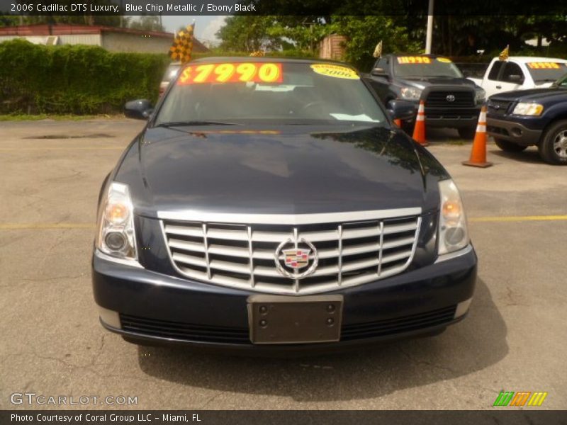 Blue Chip Metallic / Ebony Black 2006 Cadillac DTS Luxury