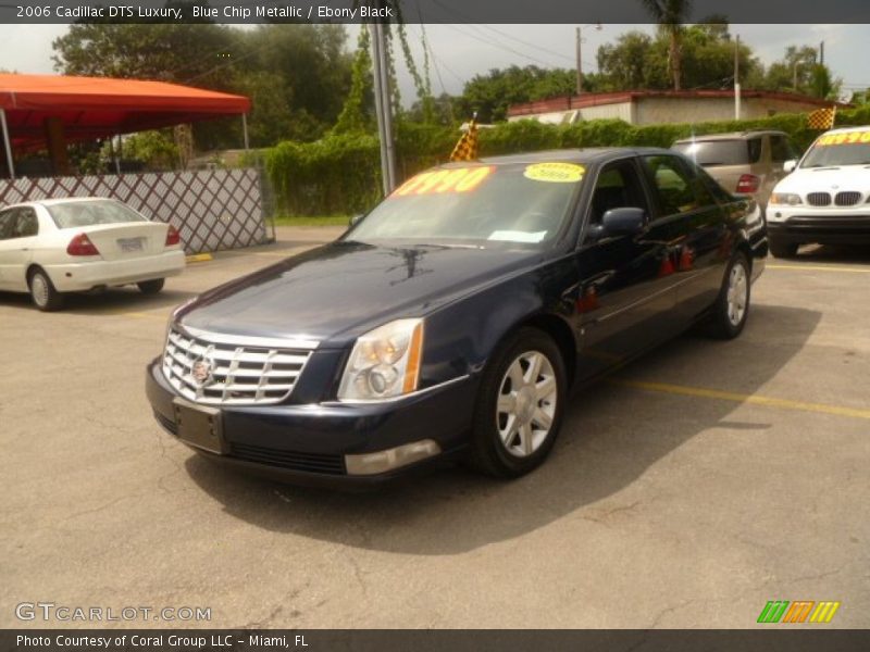 Blue Chip Metallic / Ebony Black 2006 Cadillac DTS Luxury