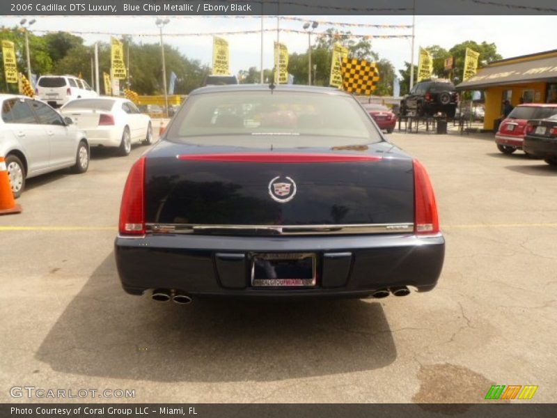Blue Chip Metallic / Ebony Black 2006 Cadillac DTS Luxury