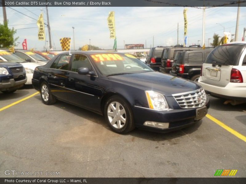 Blue Chip Metallic / Ebony Black 2006 Cadillac DTS Luxury