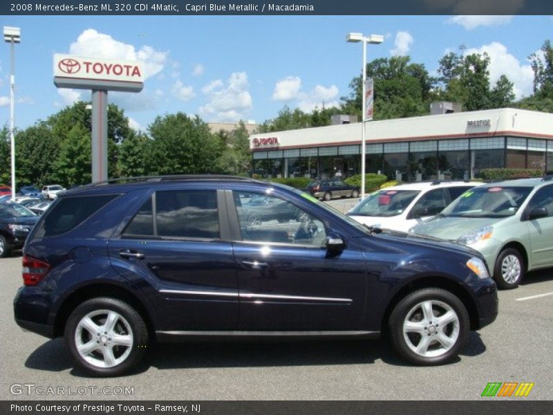 Capri Blue Metallic / Macadamia 2008 Mercedes-Benz ML 320 CDI 4Matic